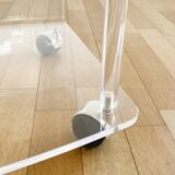 Vintage transparent plexiglass service
