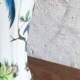 Porcelaine de Paris with exotic birds porcelain table lamp, 1950s.