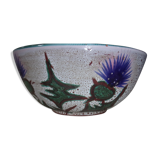 Saladier decor chardons - Vallauris