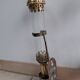 2 brass wall lights