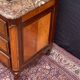 Commode galbée en marqueterie d’époque Rrégence