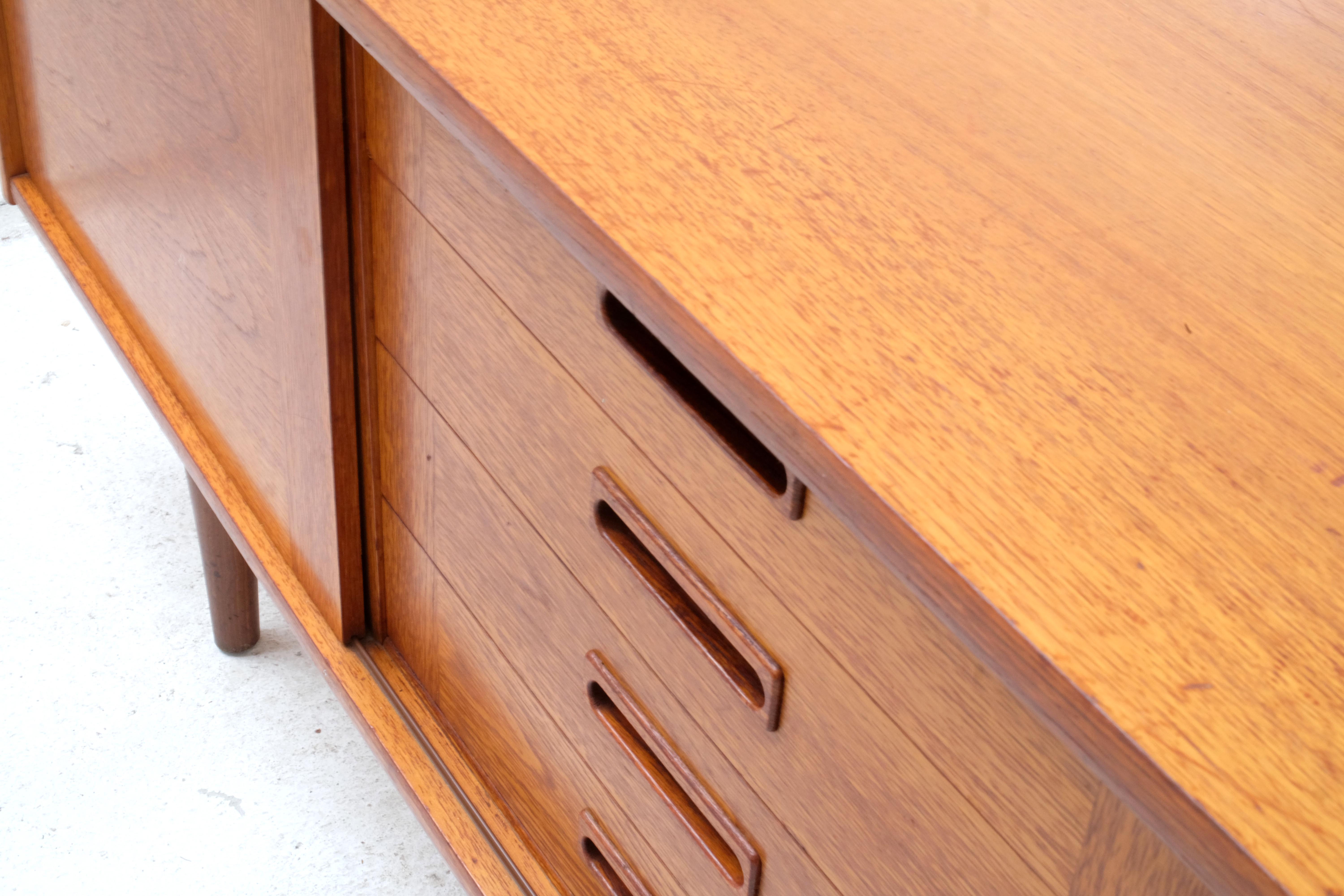 Enfilade danoise en teck de Clausen & Son, 1 960's