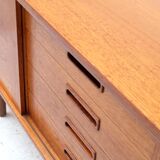 Enfilade danoise en teck de Clausen & Son, 1 960's