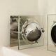 Lot de 2 appliques eyeball Space Age chrome vintage - années 70