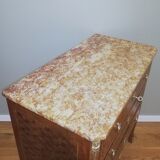 Louis XV - Louis XVI Transition style marquetry chest of drawers