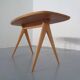 Italian Beech Side Table, 1960s
