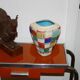 VINTAGE COLORFUL VASE GERMANY 1960