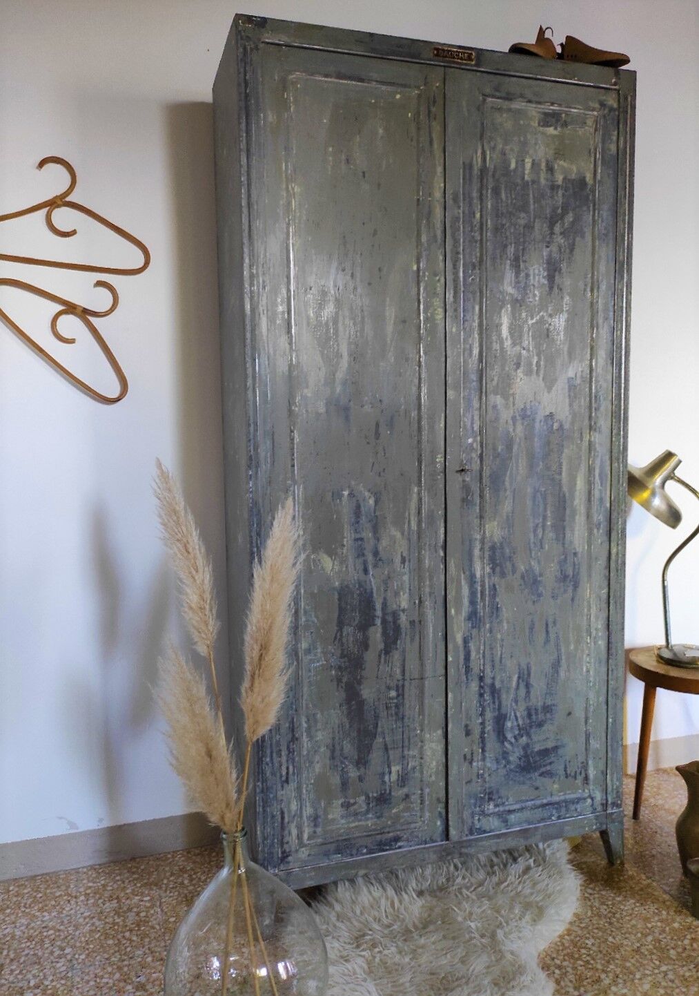 Parisian metallic wardrobe " Bauche "