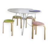 Magis round marble table