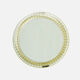 Cristal Arte Italian brass gilded crystal mirror 1960s