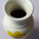 Large vintage vase with floral decoration