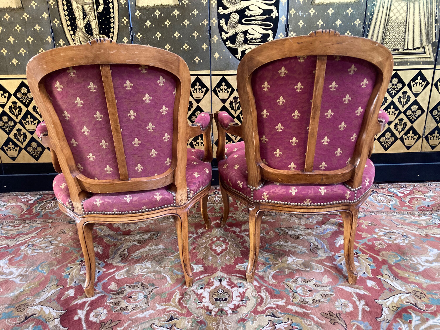 Pair of Louis XV armchairs
