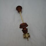 Old wood and iron hook