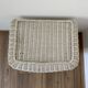 Wicker bedside table