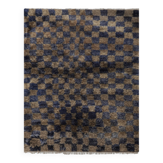Tapis vintage turc de oushak tissé à la main 136x179 cm