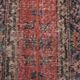 Vintage Turkish hallway rug 68x361 cm