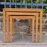 Scandinavian coffee table - set of 3 Danish nesting tables by Severin Hansen