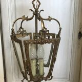 Golden bronze vestibule lantern