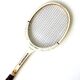 Ancient wood tennis racket - rossignol lady pro - channel lm 4 1/4 - usa
