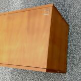 Teak wall bookcase