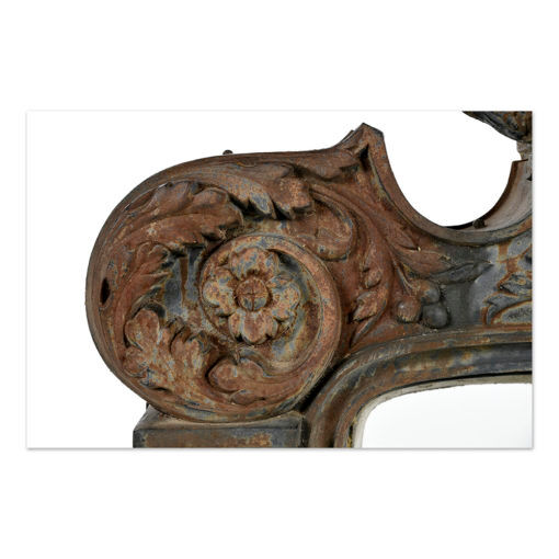 Nineteenth century cast iron window