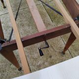 Vintage formica table adjustable in height and extendable 1950