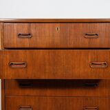 Commode en teck du milieu du siècle, Danemark, années 1960