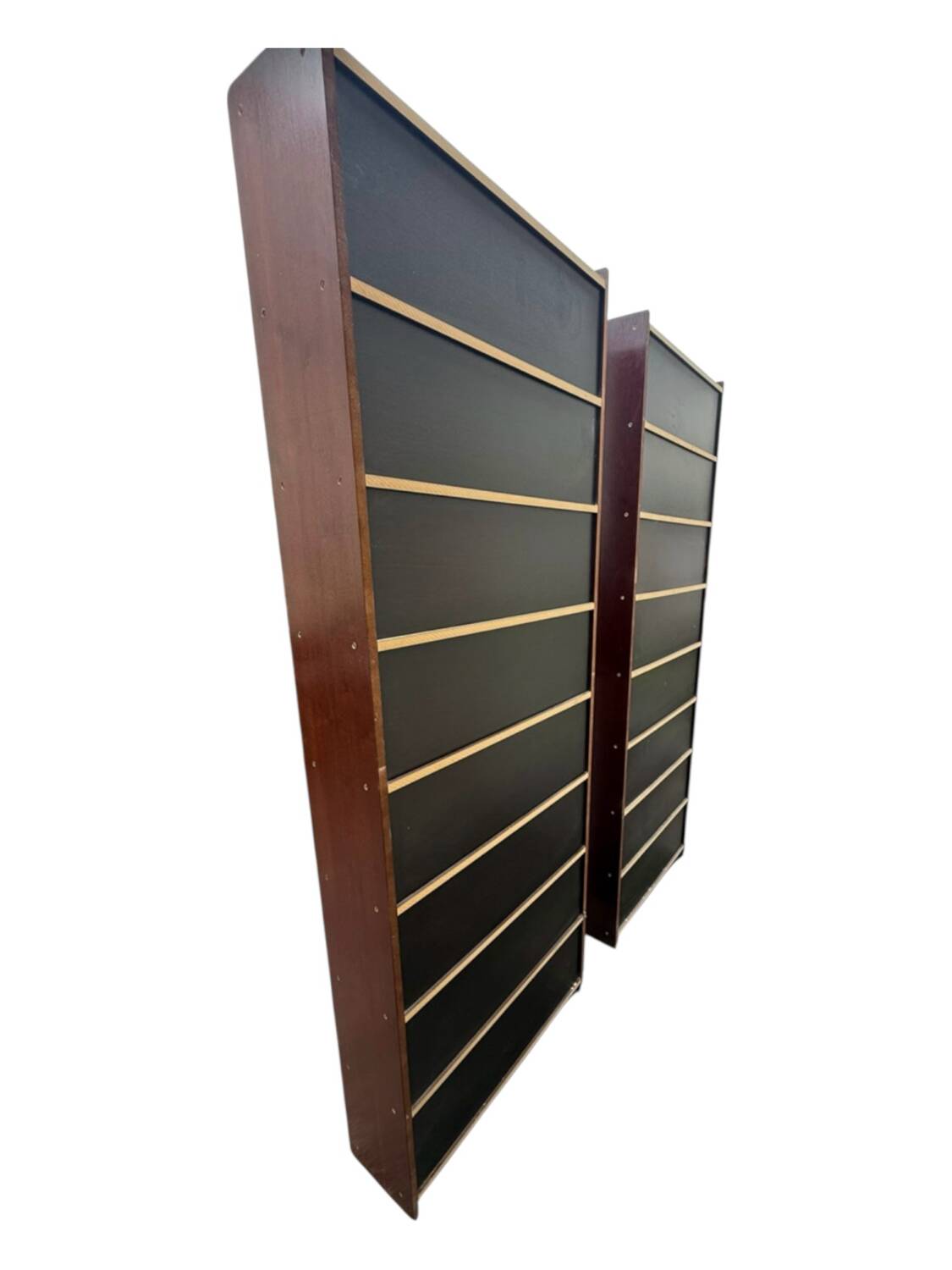 Pair of vintage display bookcases – 1960s