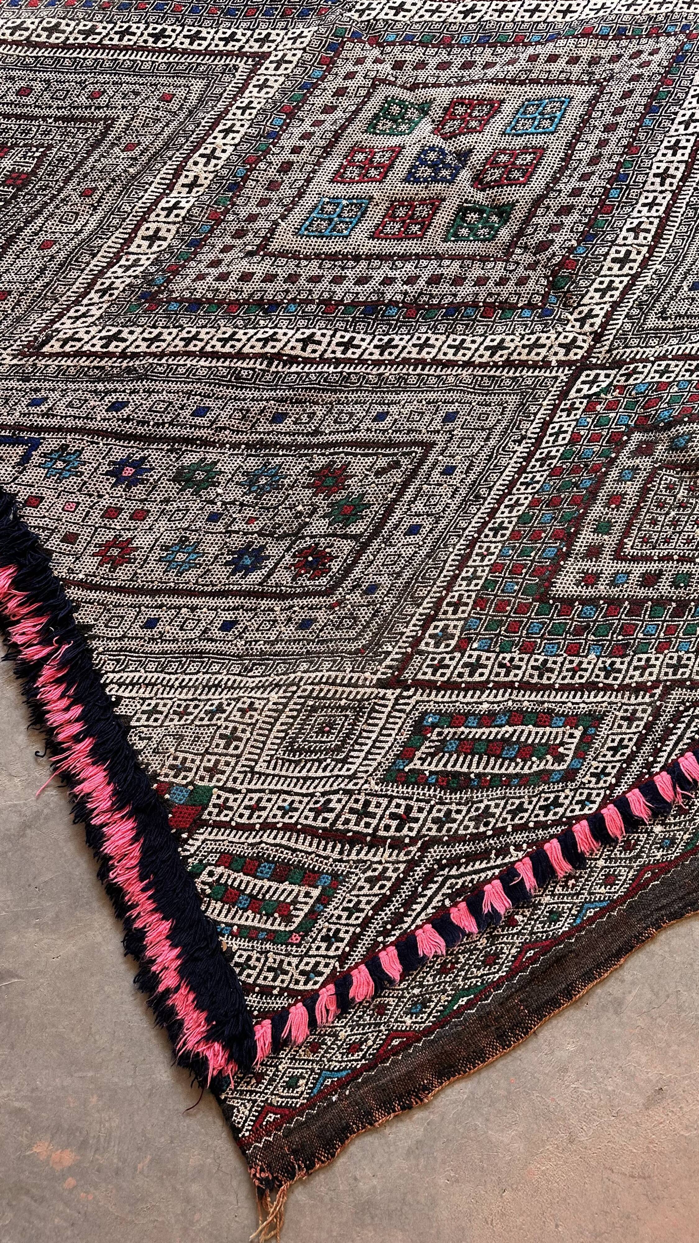 Moroccan Kilim Zayan Rug - 310 x 147 cm