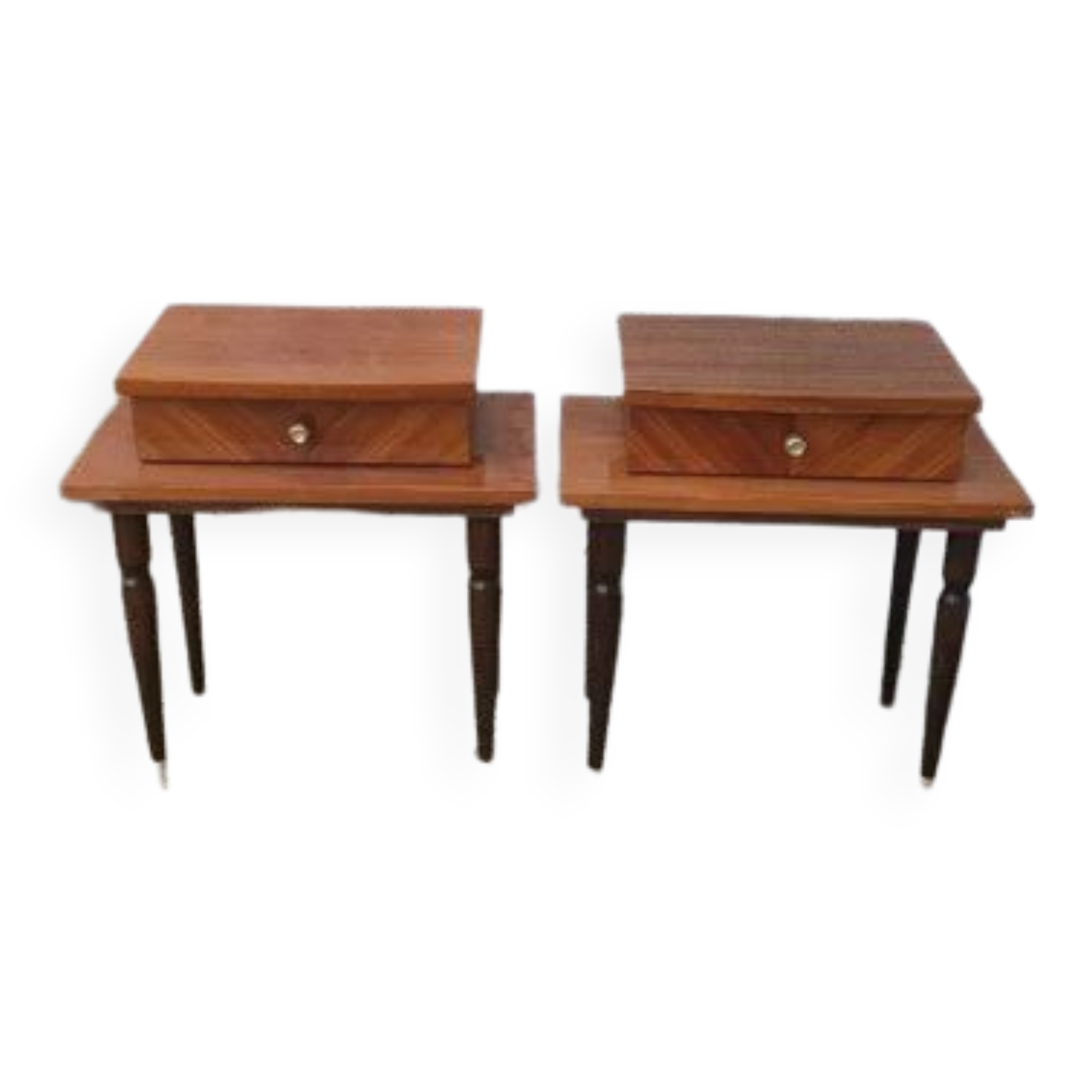 Pair of vintage bedside tables