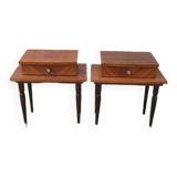 Pair of vintage bedside tables