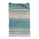 Handwoven recycled cotton rug - 40 x 60 cm