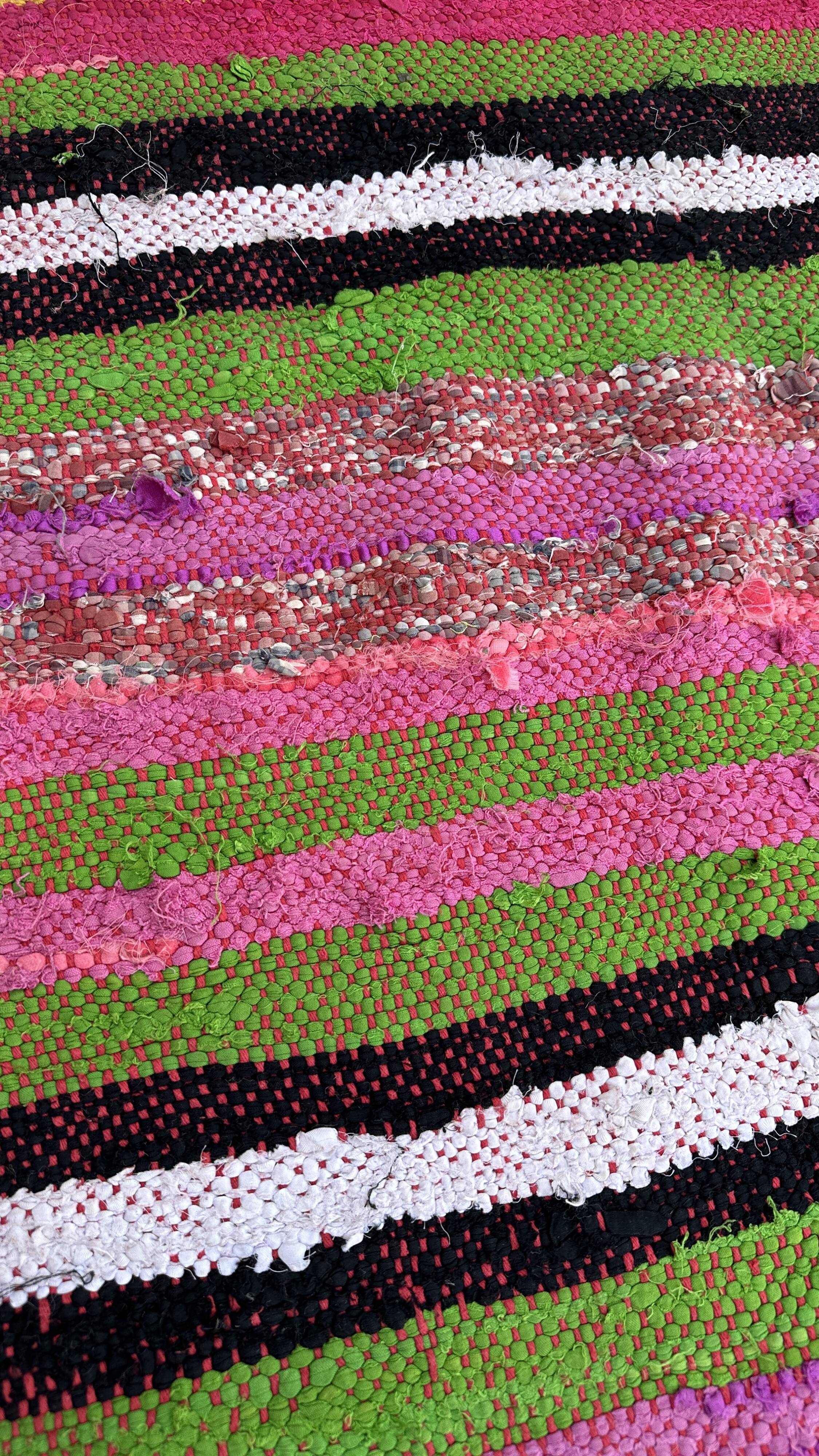 Tapis marocain coloré - 97 x 218 cm