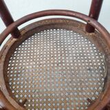 Pair of chairs Thonet n.  14 from 1861-1865, marked with a 1A label and a sun print