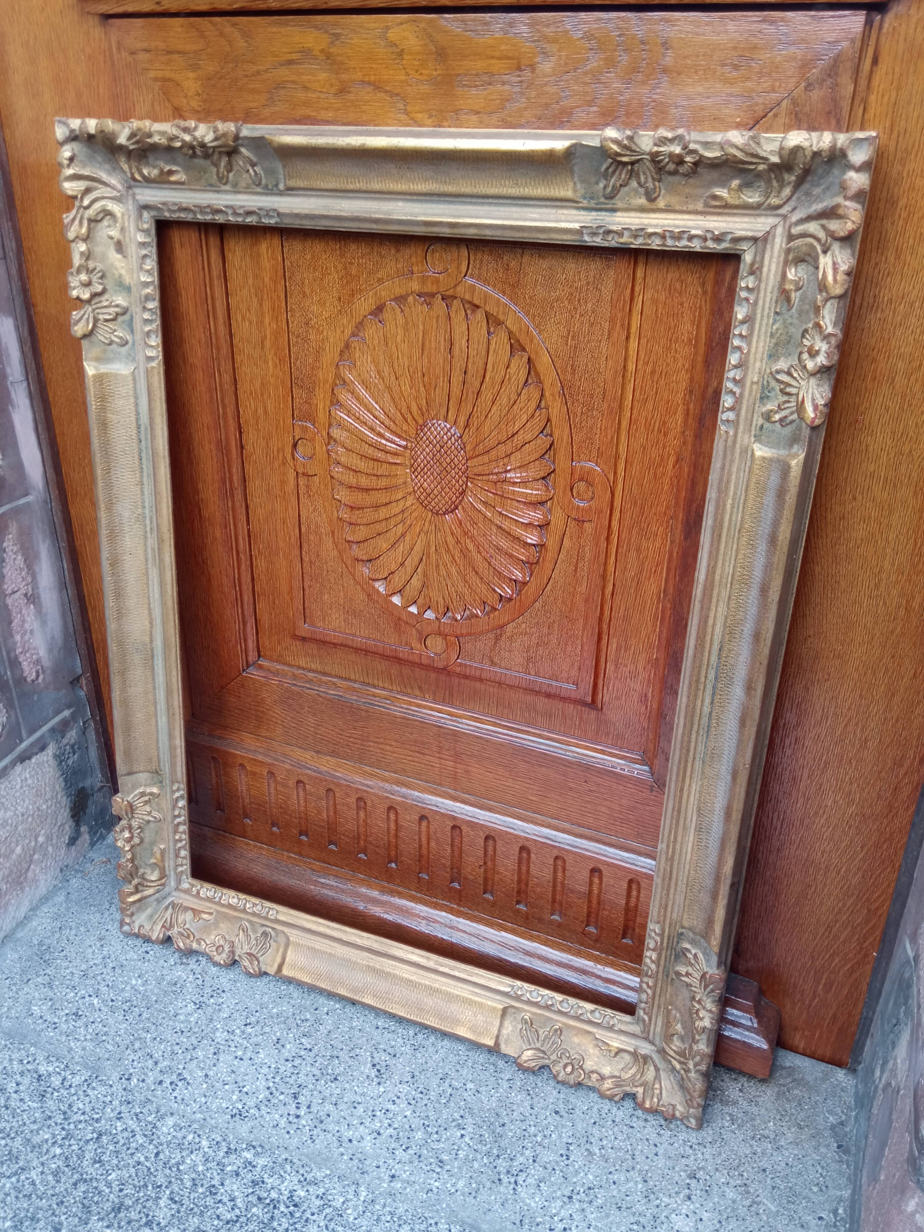 Louis XVI style Montparnasse frame gilded with leaf - 20P format