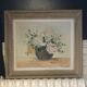 Old oil on canvas "Basket of Roses"