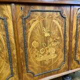 Exceptional Antique Marquetry Inlaid Hall Console / Sideboard – Circa 1900