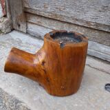 Cendrier en bois vintage