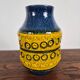 Glazed terracotta vase with scraffito decoration by Aldo Londi for Bitossi, Italy, 1960.