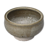 Bowl on pedestal by ceramist Edouard Chapallaz, circa 1970