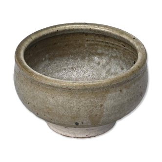 Bowl on pedestal by ceramist Edouard Chapallaz, circa 1970