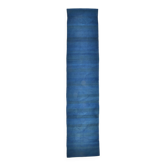 Tapis de couloir bleu vintage, 68 x 320 cm