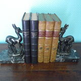 Book greenhouse in marble and bronze patinated regulator - Art Deco - 1920/40