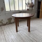 Round oak table 1950