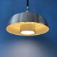 Mid-Century aluminium pendant with orange lacquer