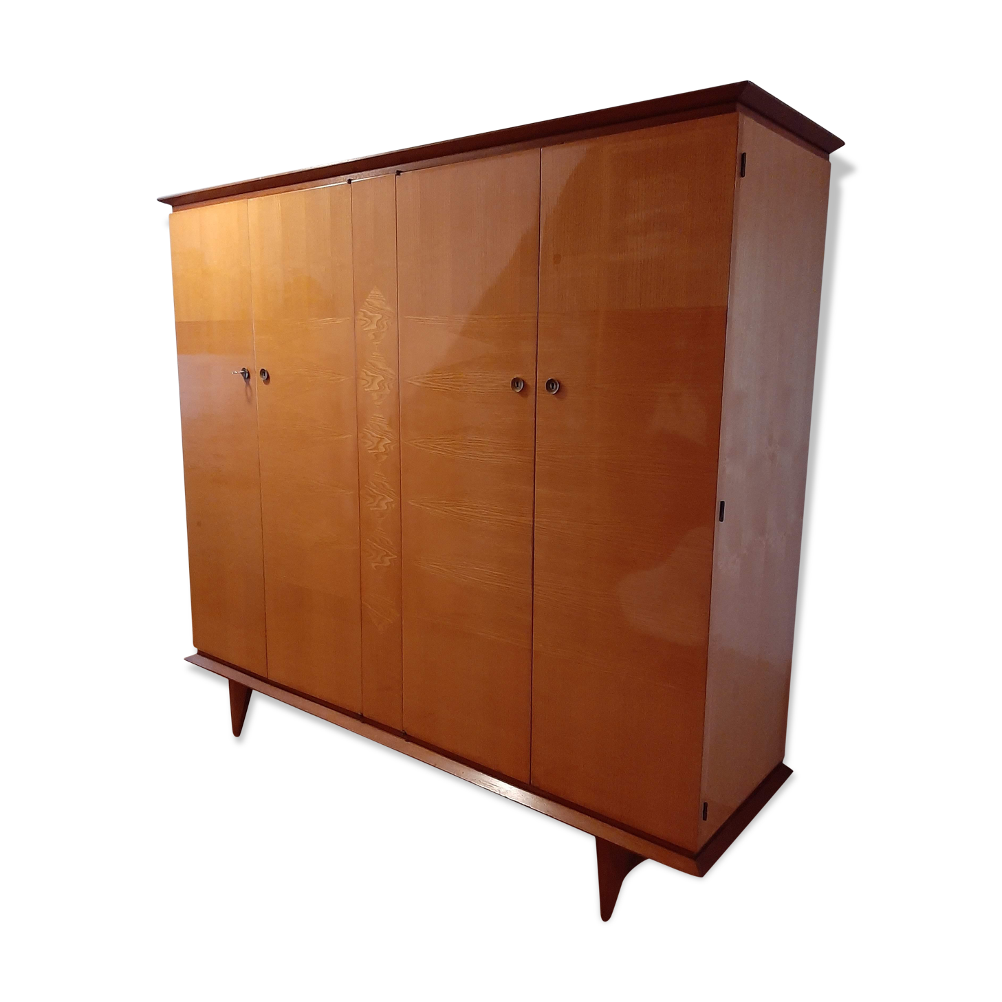 Vintage lacquered wood closet