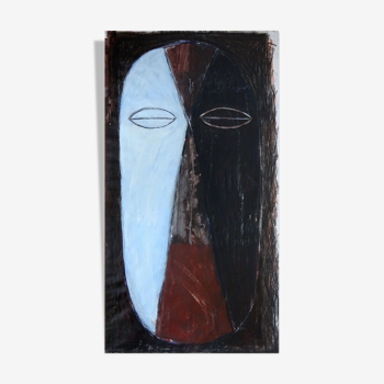 Harm van Ee, « Portrait », 1988, peinture mixte
