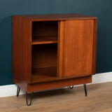 Retro teak 1960s g plan form five sideboard cabinet on hairpin legs