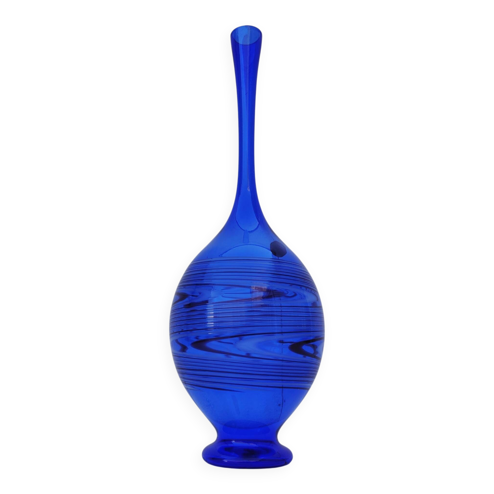 Light glass vase, Lauscha glassware, design