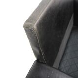 Scandinavian leather armchair, Sweden, 1960